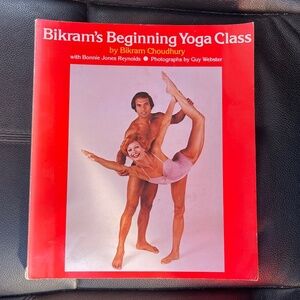 Red Yoga Instruction Book